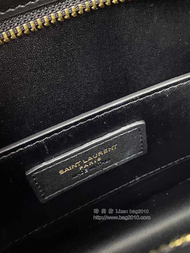 YSL爆款女士包包 聖羅蘭經典款MANHATTAN BOX皮革手拿包 YSL肩背斜挎包 6364780  jjh1131
